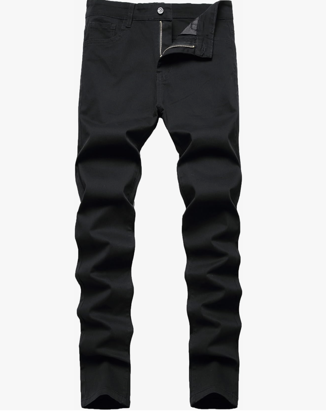 Slim fit Stretch Pants Black